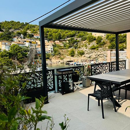 Cabanon Vue Mer L Ilette Niolon Cote Bleue Le Rove Exterior photo